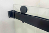 Frameless Roller Double Sliding Door - (BL)